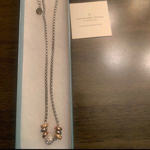 Touch stone / let it slide necklace